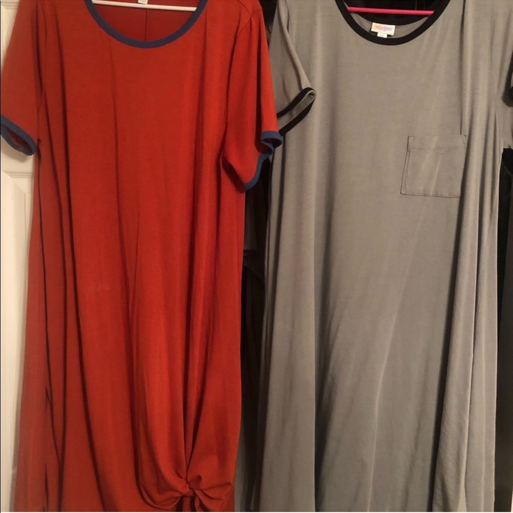 Burnt orange Lula roe Dress